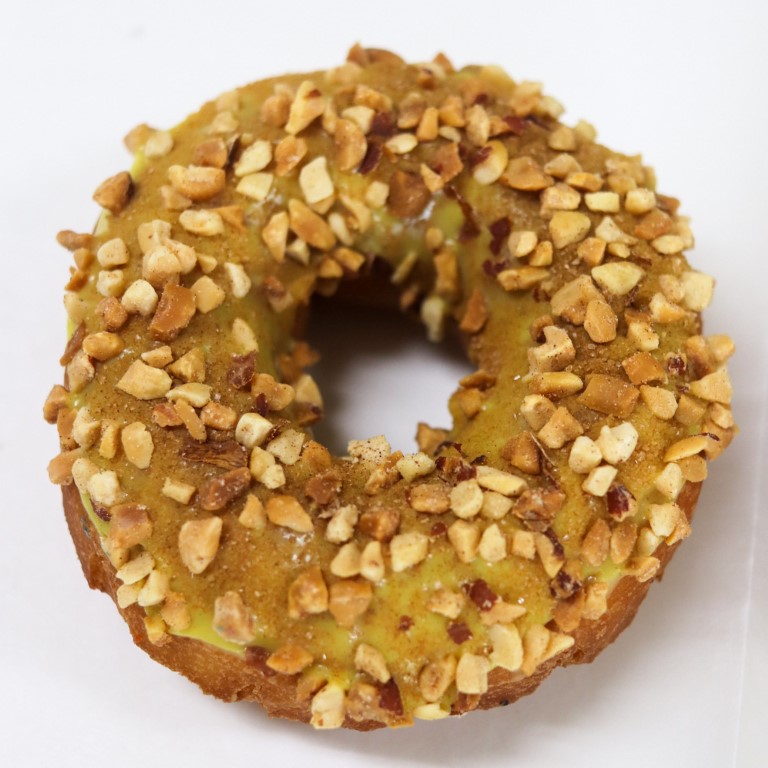 Banana-Nut-Bread Fractured Prune Donut
