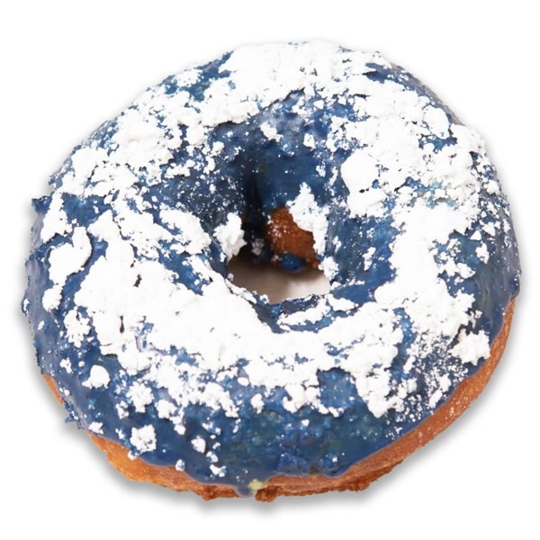 Blueberry-Hill Fractured Prune Donut