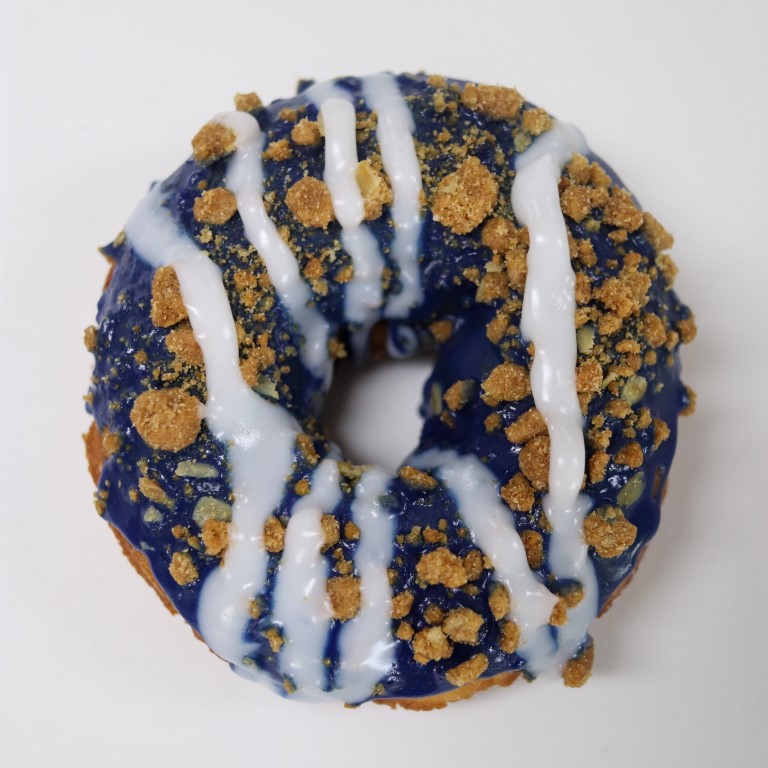 Blueberry-Strudel Fractured Prune Donut
