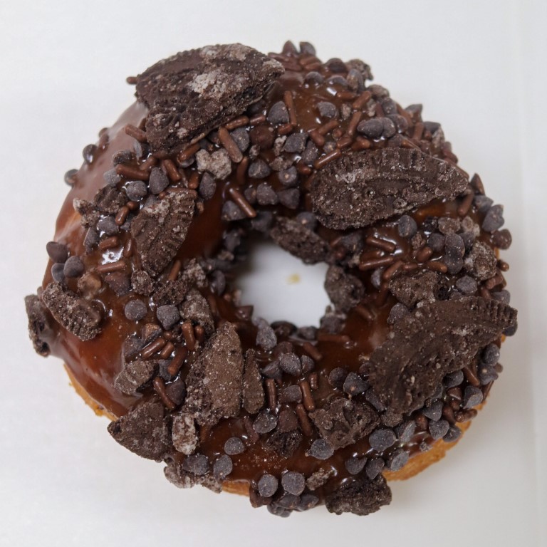 Death-by-Chocolate Fractured Prune Donut