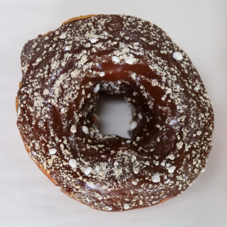 Mocha-Crumb-Cake Fractured Prune Donut